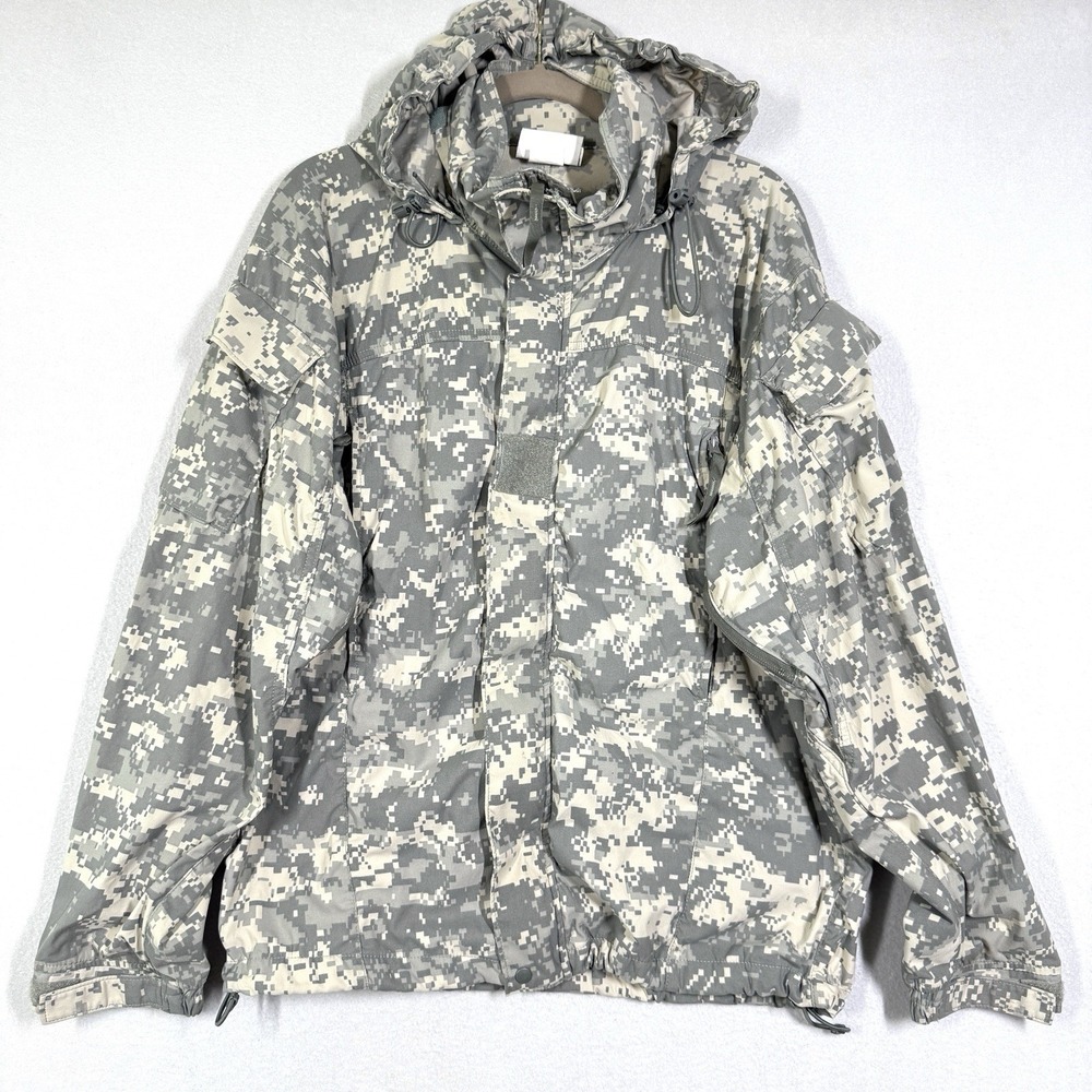US Army Military Jacket Small ECWCS Gen III Soft Shell Cold Weather Digital Camo